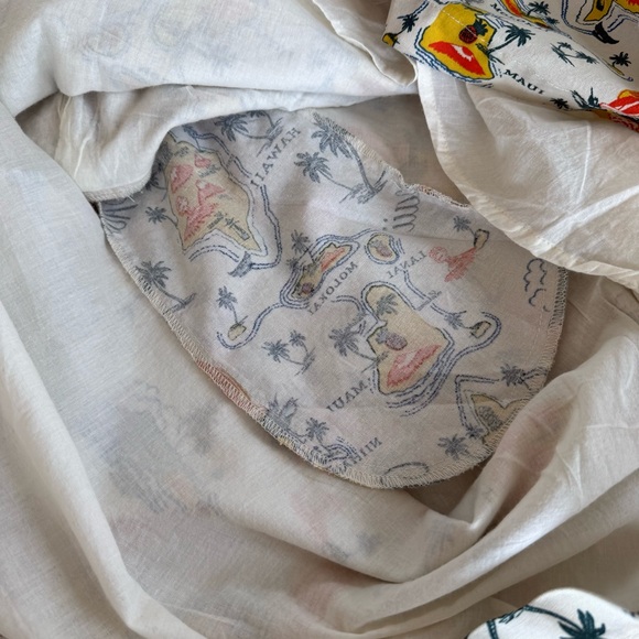 Modcloth Hawaii Print "Genuine Genius Halter Shirtdress in Island” - Picture 11 of 12